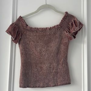 Whistles Velvet Top